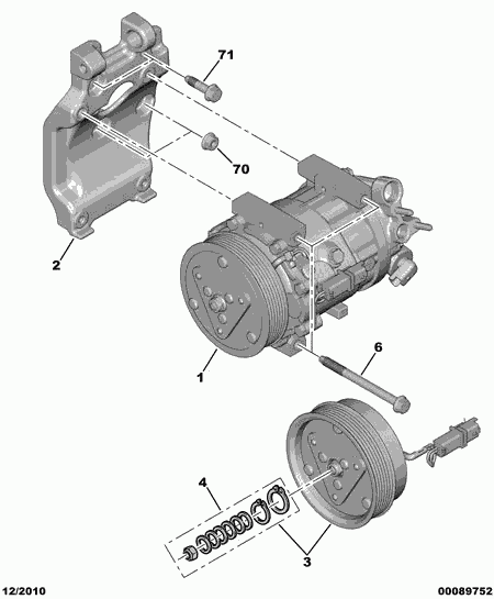 PSA 6453.RG - Compressore, Climatizzatore www.autoricambi360.it