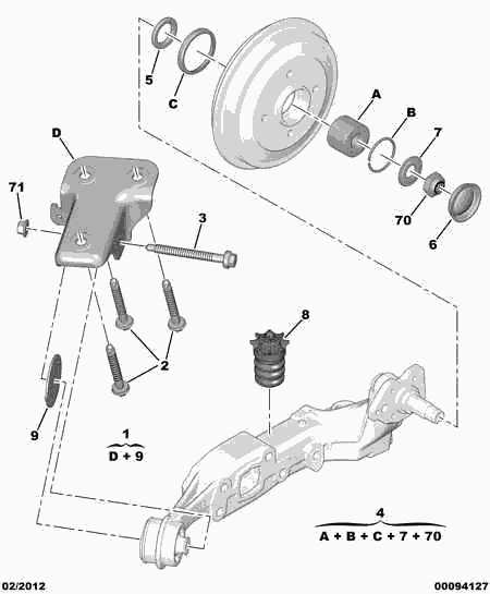 PSA 3748.77 - Kit cuscinetto ruota www.autoricambi360.it