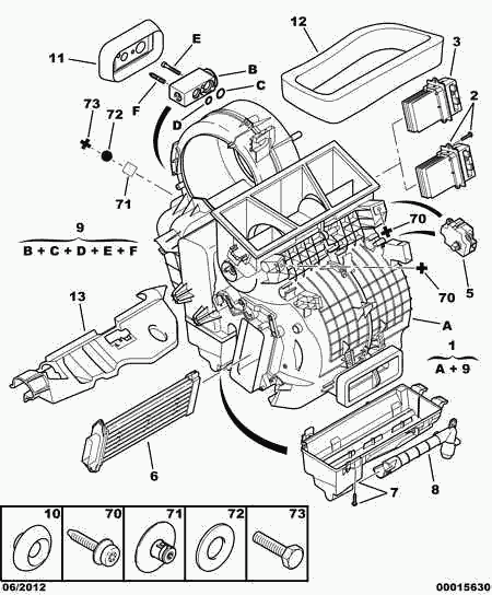 PSA 6441 Q8 - Resistenza, Ventilatore abitacolo www.autoricambi360.it