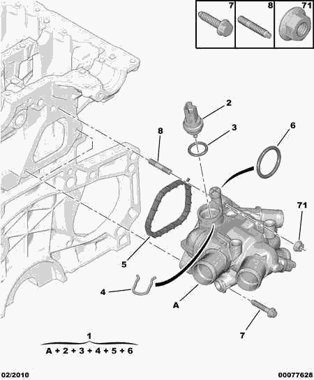 PSA 1336.Z8 - Termostato, Refrigerante www.autoricambi360.it