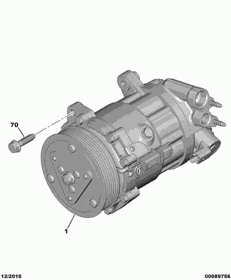 PSA 6453 WT - Compressore, Climatizzatore www.autoricambi360.it