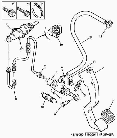 PSA 4534 38 - Innesto, Azionamento frizione (Controllo motore) www.autoricambi360.it