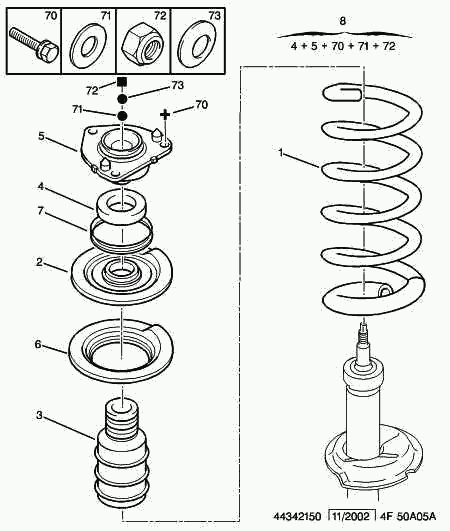 PSA 5035.50 - Supporto ammortizzatore a molla www.autoricambi360.it