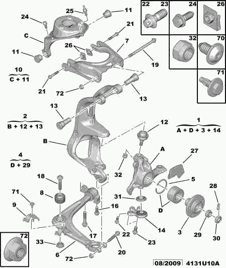 PSA 3350.82 - Kit cuscinetto ruota www.autoricambi360.it