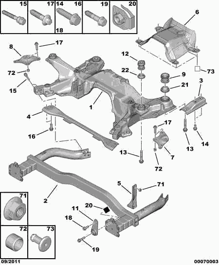 PSA 3504 38 - Supporto, Corpo assiale www.autoricambi360.it