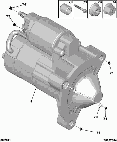 PSA 5802.V7 - Motorino d'avviamento www.autoricambi360.it