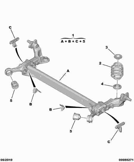 PSA 5131.C6 - Supporto, Braccio oscillante www.autoricambi360.it