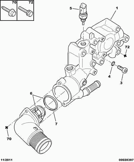 PSA 1336 Q2 - Termostato, Refrigerante www.autoricambi360.it