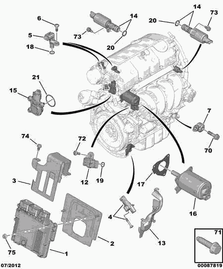 PSA 1920 LS - Sensore, Posizione albero a camme www.autoricambi360.it