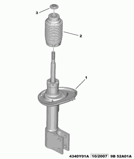 PSA 5208.83 - Ammortizzatore www.autoricambi360.it