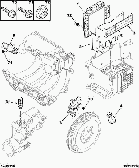 PSA 1338.A7 - Sensore, Temperatura refrigerante www.autoricambi360.it