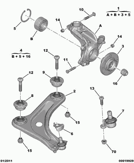 PSA 3350 86 - Kit cuscinetto ruota www.autoricambi360.it