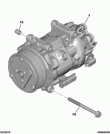 PSA 6453.QL - Compressore, Climatizzatore www.autoricambi360.it
