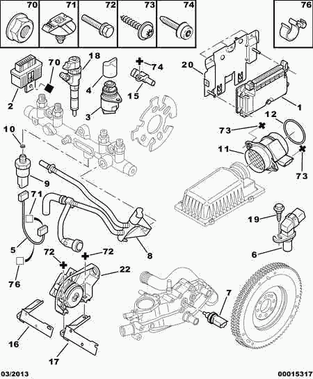 PSA 1920 X1 - Sensore, Posizionamento pedale acceleratore www.autoricambi360.it
