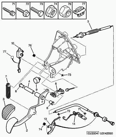 PSA 2130 15 - Rivestimento pedale, Pedale frizione www.autoricambi360.it