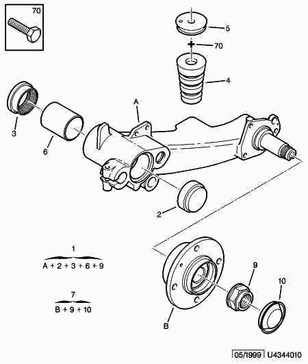 PSA 5132.60 - Kit riparazione, Braccio oscillante www.autoricambi360.it
