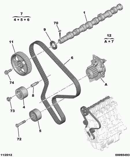 PSA 0816 A9 - Cinghia dentata www.autoricambi360.it