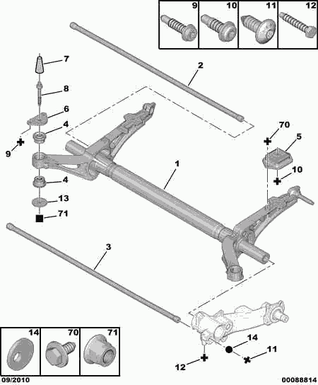 PSA 5152.62 - Supporto, Braccio oscillante www.autoricambi360.it
