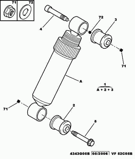 PSA 5206-H2 - Ammortizzatore www.autoricambi360.it