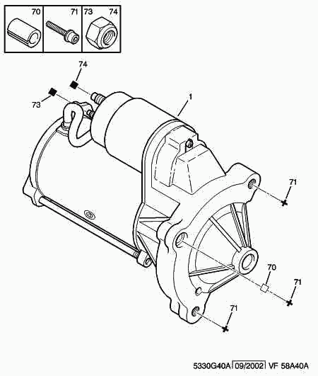 PSA 5802.W5 - Motorino d'avviamento www.autoricambi360.it