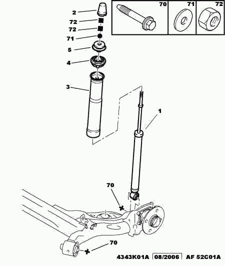 PSA 5210 35 - Supporto ammortizzatore a molla www.autoricambi360.it