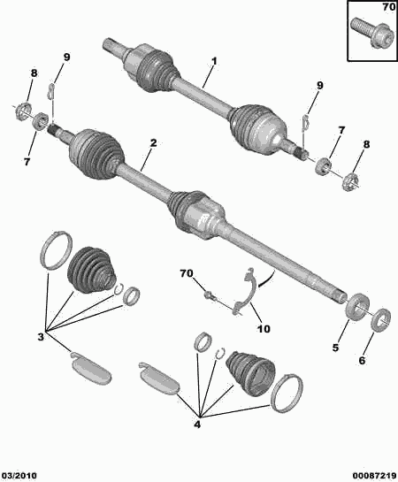 PSA 3297.03 - Kit cuscinetto ruota www.autoricambi360.it