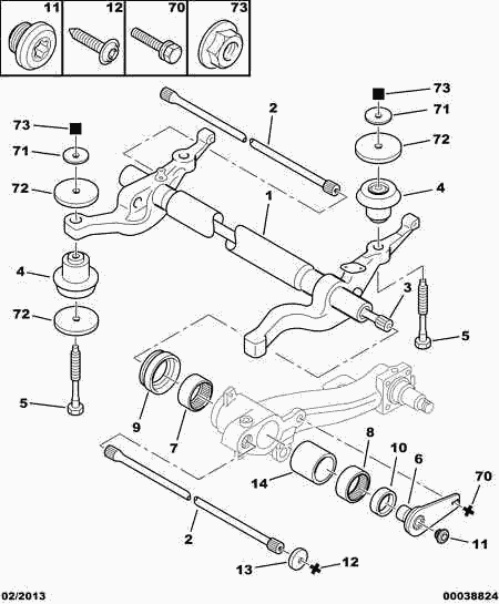 PSA 5132.56 - Kit riparazione, Braccio oscillante www.autoricambi360.it