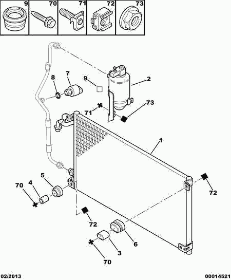PSA 6455.T2 - Interruttore a pressione, Climatizzatore www.autoricambi360.it