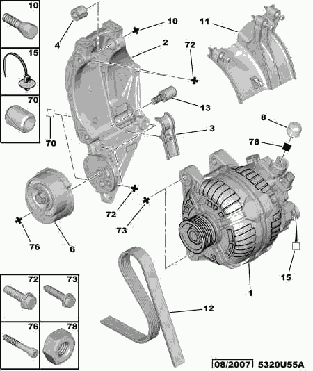 PSA 5705 AX - Alternatore www.autoricambi360.it