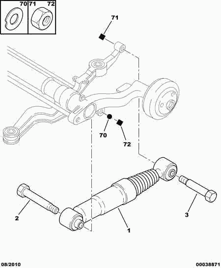 PSA 5206.F8 - Ammortizzatore www.autoricambi360.it