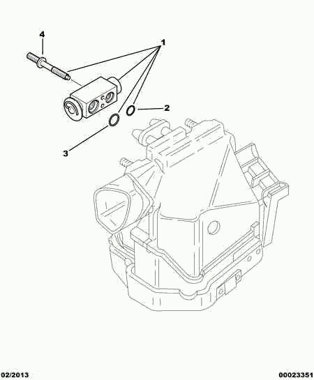 PSA 6461 H3 - Valvola ad espansione, Climatizzatore www.autoricambi360.it