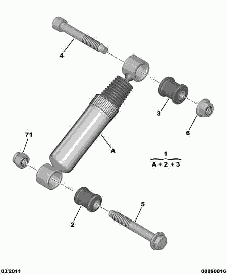 PSA 5206-H2 - Ammortizzatore www.autoricambi360.it