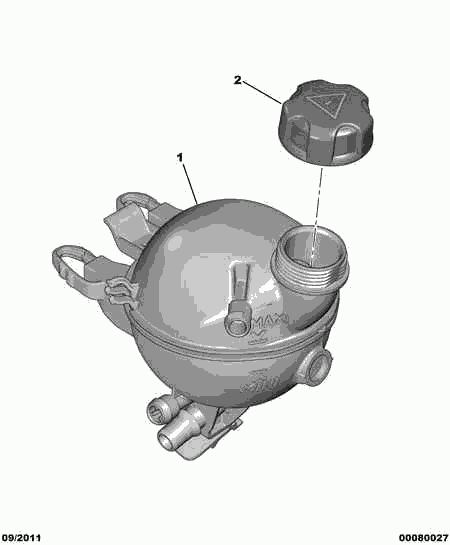FCA 1306.J5 - Tappo, serbatoio refrigerante www.autoricambi360.it