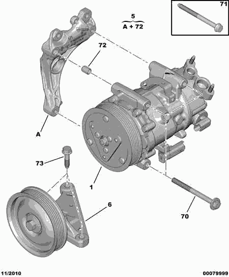 PSA 6487 08 - Compressore, Climatizzatore www.autoricambi360.it