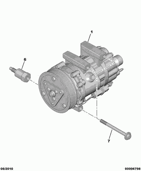 PSA 6453.QP - Compressore, Climatizzatore www.autoricambi360.it