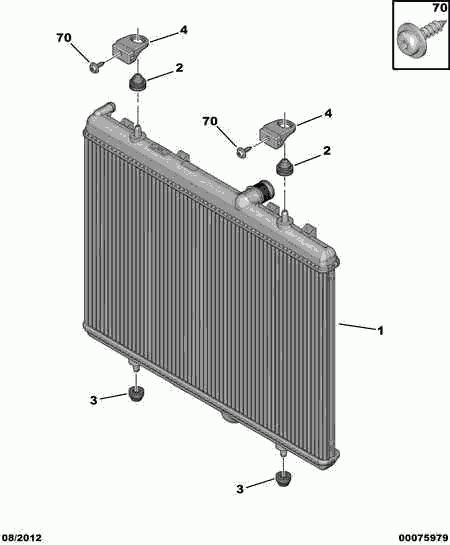 PSA 1330.Y5 - Radiatore, Raffreddamento motore www.autoricambi360.it
