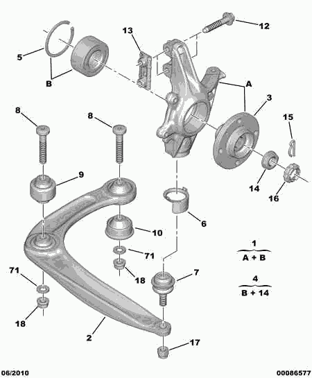 PSA 3345.35 - Kit cuscinetto ruota www.autoricambi360.it