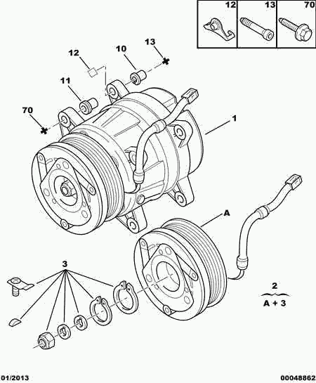 PSA 6453.LX - Compressore, Climatizzatore www.autoricambi360.it