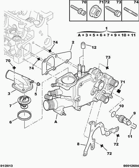 PSA 1336 S4 - Condotto del refrigerante www.autoricambi360.it