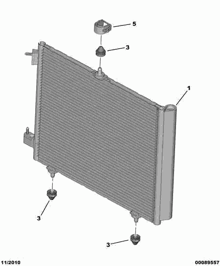 PSA 6455.EL - Condensatore, Climatizzatore www.autoricambi360.it