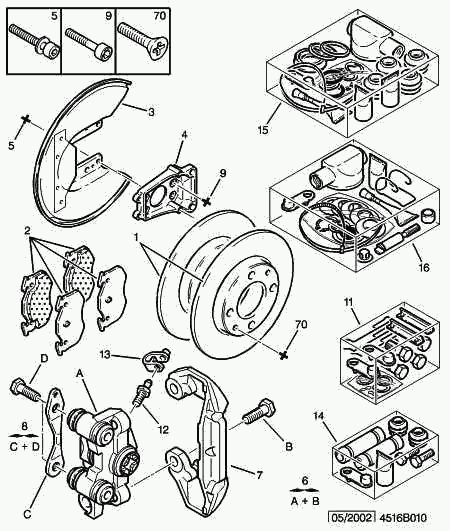 PSA 4252 57 - Kit pastiglie freno, Freno a disco www.autoricambi360.it