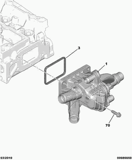 PSA 1336 AX - Termostato, Refrigerante www.autoricambi360.it