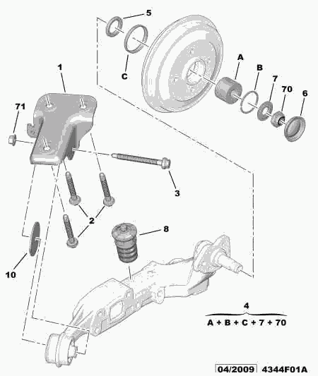 PSA 3748.77 - Kit cuscinetto ruota www.autoricambi360.it