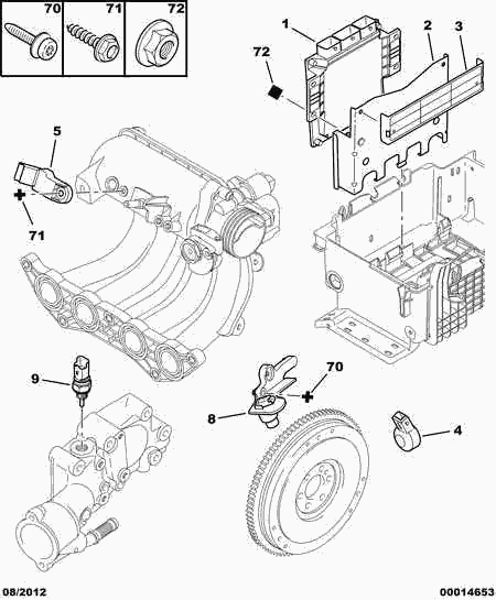 PSA 1338 A6 - Sensore, Temperatura refrigerante www.autoricambi360.it