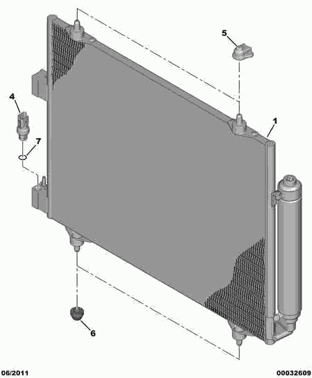 PSA 6455.Z3 - Interruttore a pressione, Climatizzatore www.autoricambi360.it