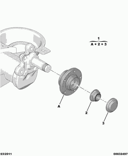 PSA 3350.71 - Kit cuscinetto ruota www.autoricambi360.it