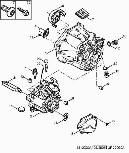 PSA 2105.40 - Manicotto di guida, Frizione www.autoricambi360.it