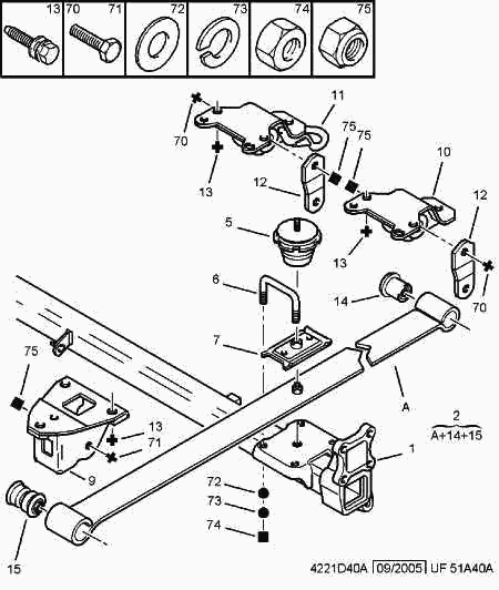 PSA 5131.72 - Supporto, Molla a balestra www.autoricambi360.it