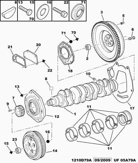 PSA 0514.C1 - Paraolio, Albero a gomiti www.autoricambi360.it