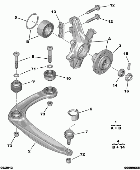 PSA 3523 92 - Supporto, Braccio oscillante www.autoricambi360.it